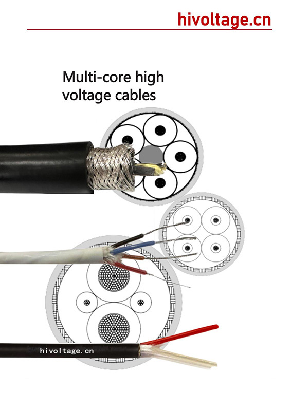 Multicore hv cable